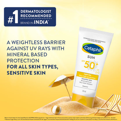 Cetaphil Sun SPF 50+ Light Gel Very High Protection (50ml)