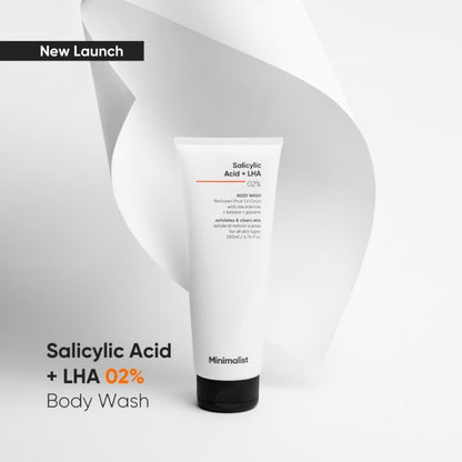 Minimalist Salicylic Acid & LHA 2% Body Wash - Acne & Tone (200ml)