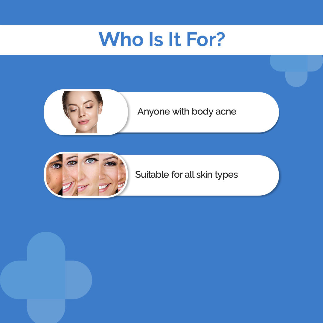 The Derma Co 1% Salicylic Body Wash (250ml) - Glycolic Acid, Body Acne & Blemishes