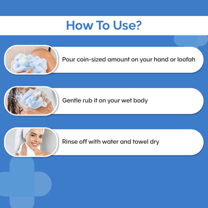 The Derma Co 1% Salicylic Body Wash (250ml) - Glycolic Acid, Body Acne & Blemishes