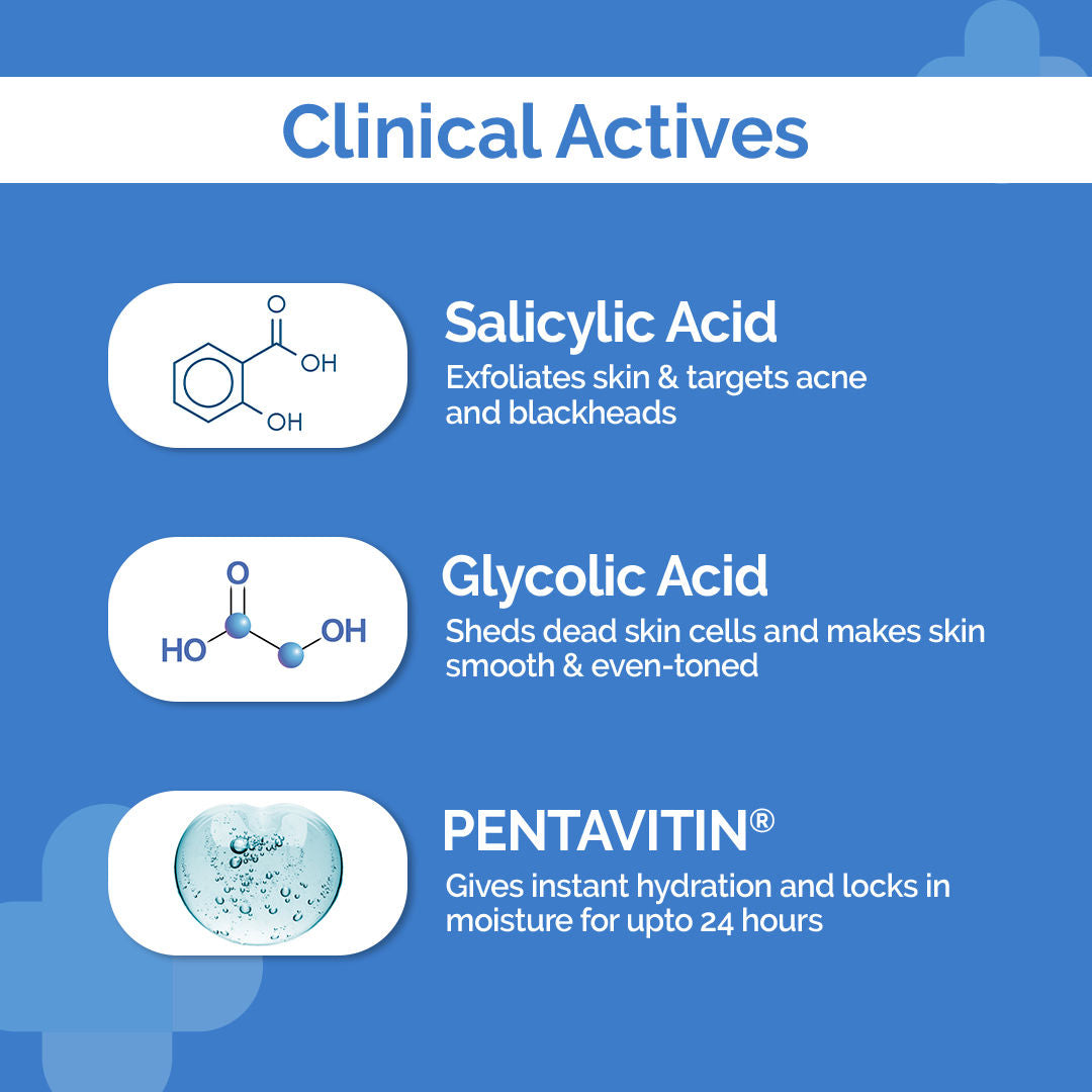 The Derma Co 1% Salicylic Body Wash (250ml) - Glycolic Acid, Body Acne & Blemishes