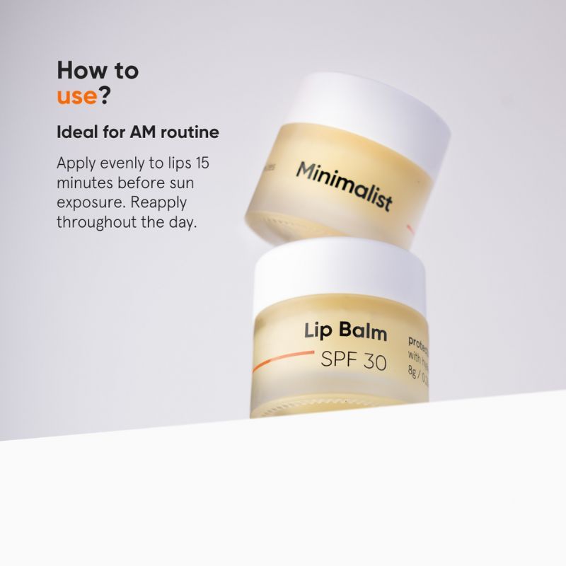 Minimalist SPF 30 Lip Balm - Sun Protection & Hydration (8g)