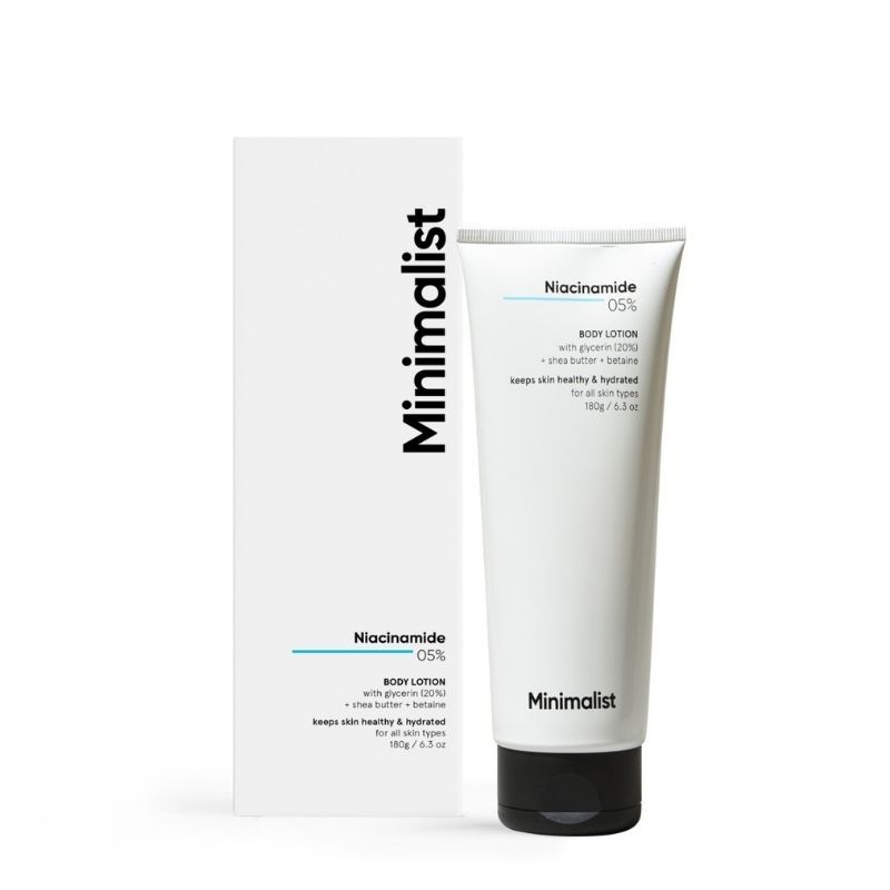 Minimalist 5% Niacinamide Body Lotion - Hydrating & Soothing (180g)