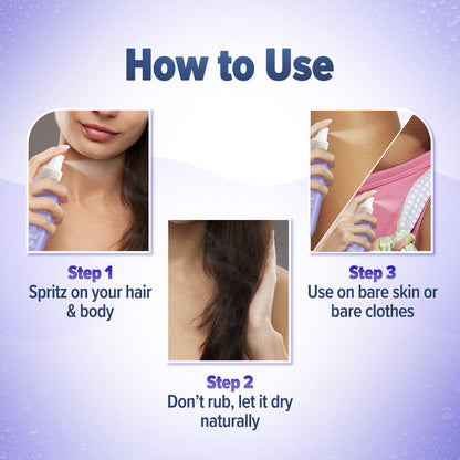 Aqualogica Refresh+ Sun Kissed Vanilla Perfume Body Mist (150ml)