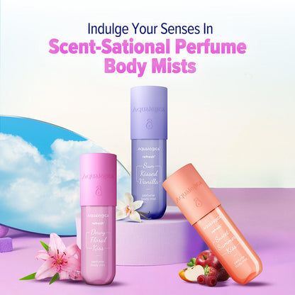 Aqualogica Refresh+ Dewy Floral Kiss Perfume Body Mist (150ml)