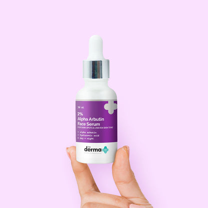 The Derma Co 2% Alpha Arbutin Serum (30ml) - Dark Spots, Pigmentation & Even Skin Tone