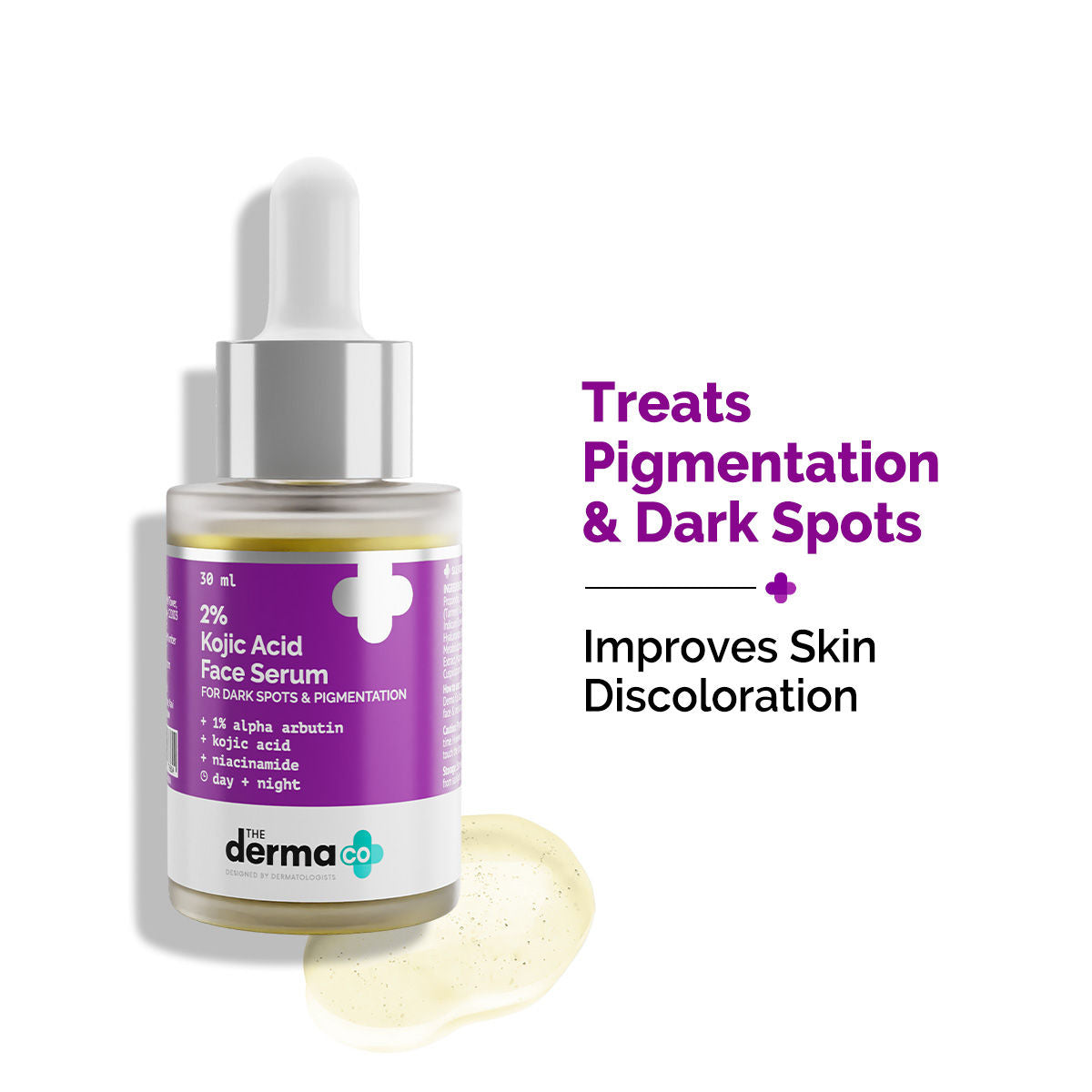 The Derma Co 2% Kojic Acid Face Serum with 1% Alpha Arbutin & Niacinamide (30ml)
