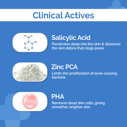 The Derma Co 1% Salicylic Acid Foaming Daily Face Wash (100ml) - Acne, Oil Control & Pore Cleansing