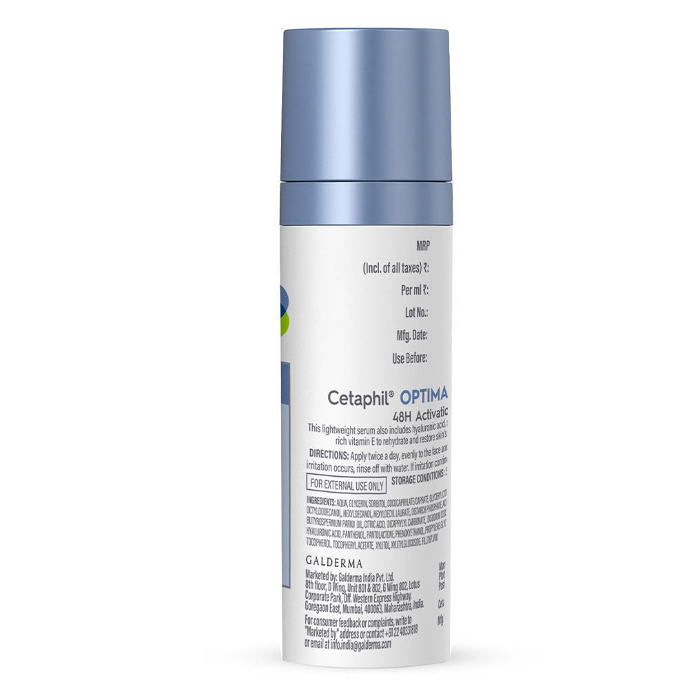 Cetaphil Optimal Hydration 48H Activation Serum with Hyaluronic Acid & Vitamin E (30ml)