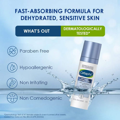 Cetaphil Optimal Hydration 48H Activation Serum with Hyaluronic Acid & Vitamin E (30ml)
