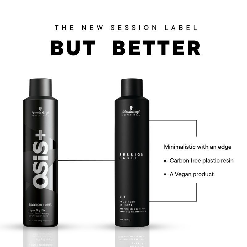 Schwarzkopf Professional Session Label Dry Firm Hold Hair Spray (300ml)