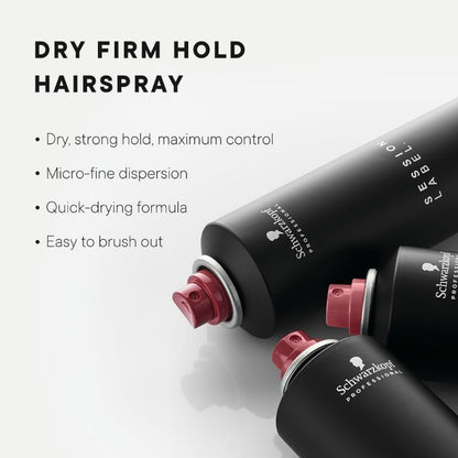 Schwarzkopf Professional Session Label Dry Firm Hold Hair Spray (300ml)