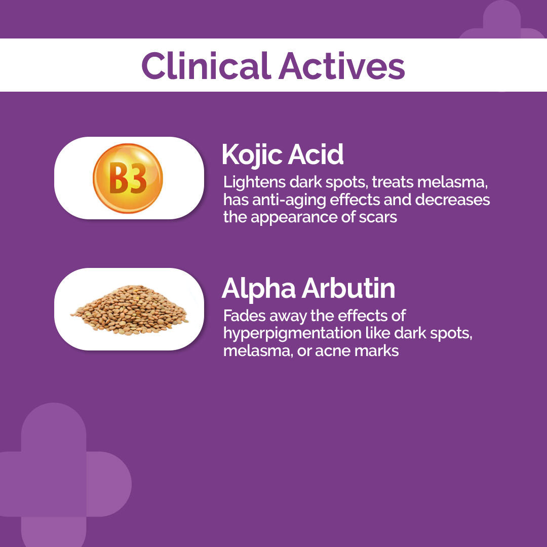 The Derma Co 1% Kojic + Arbutin Night Repair Serum-Gel (50g) - Dark Spot & Pigmentation Corrector