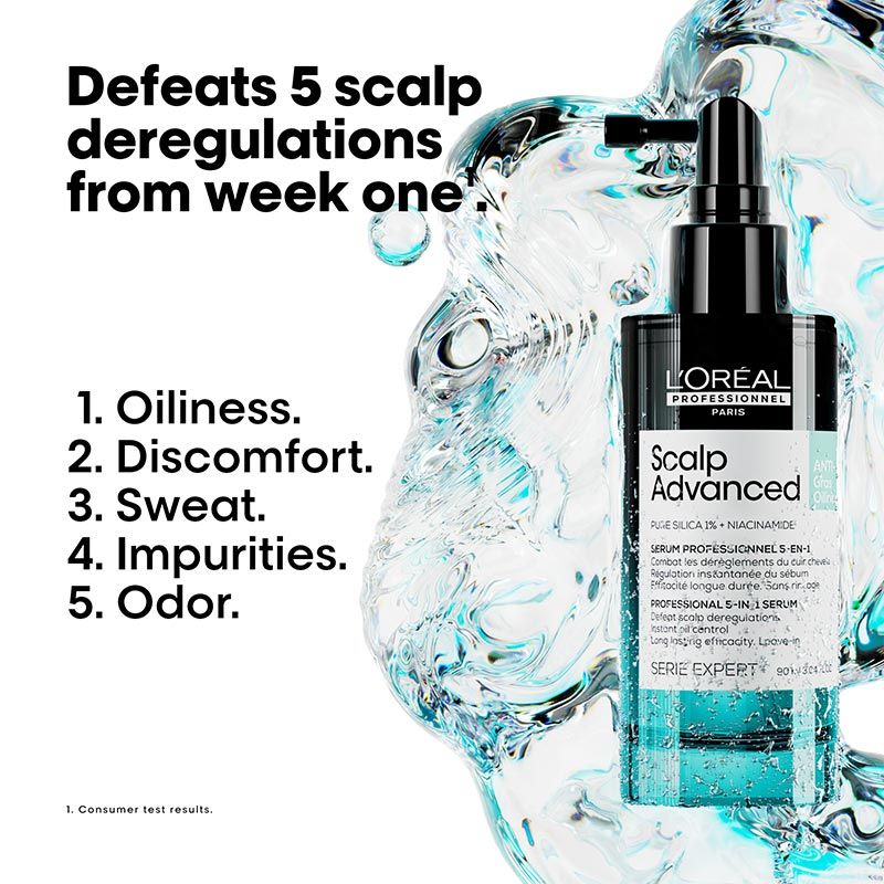 L'Oréal Professionnel Scalp Advanced 5-in-1 Professional Leave-In Serum (90ml)