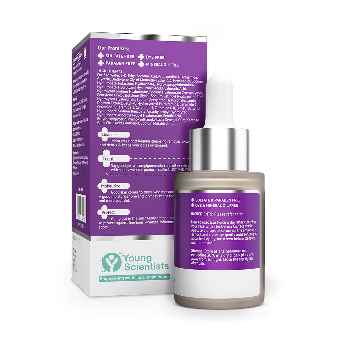 The Derma Co 15% Vitamin C Face Serum (30ml) - Brightening, Anti-Aging & Spot Reduction
