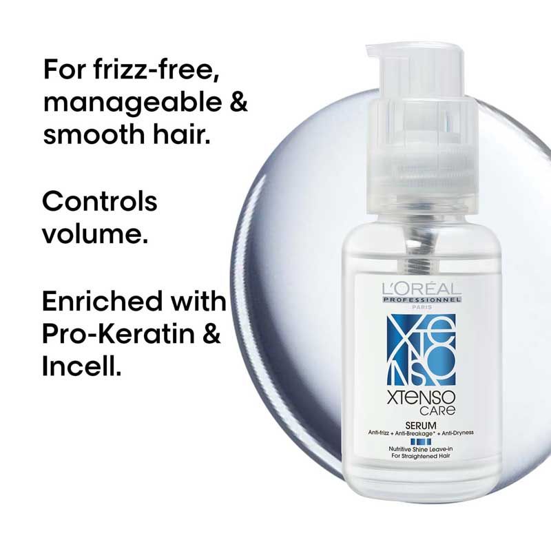 L'Oréal Professionnel Xtenso Care Serum for Frizz-Free, Smooth & Manageable Hair (50ml)