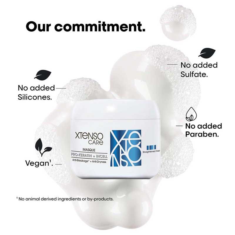 L'Oréal Professionnel Xtenso Care Masque for Frizz-Free, Smooth & Manageable Hair (196g)