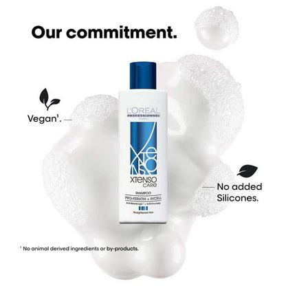L'Oréal Professionnel Xtenso Care Shampoo for Frizz-Free, Smooth & Manageable Hair (250ml)