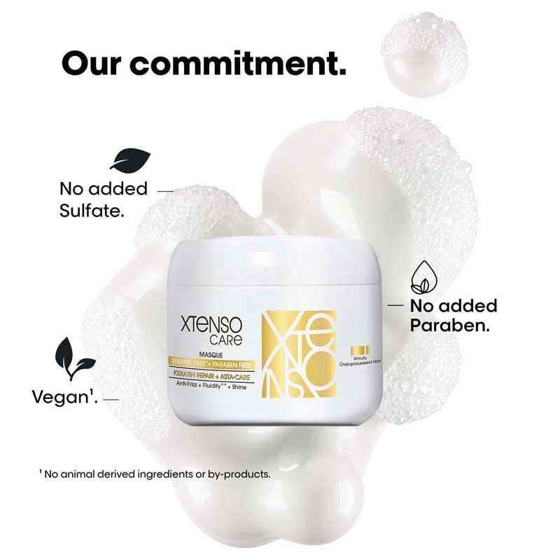 L'Oréal Professionnel Xtenso Care Sulfate-Free Masque for Frizz-Free, Shiny & Manageable Hair (196g)