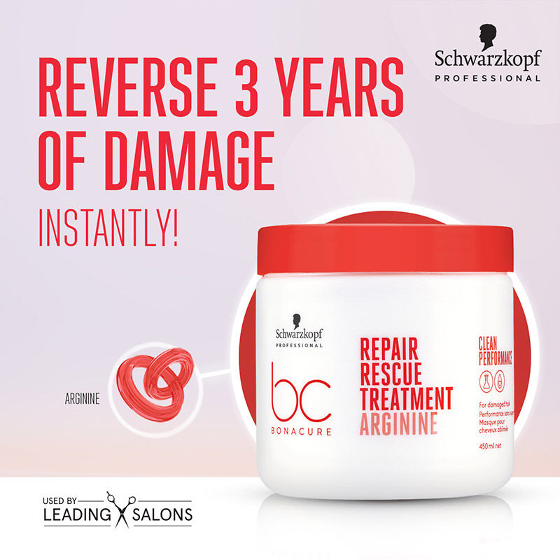 Schwarzkopf Professional Bonacure Repair Rescue Treatment - Arginine (450ml)
