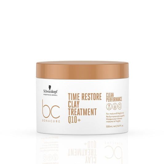 Schwarzkopf Professional Bonacure Time Restore Clay Treatment Mask - Q10+ (500ml)