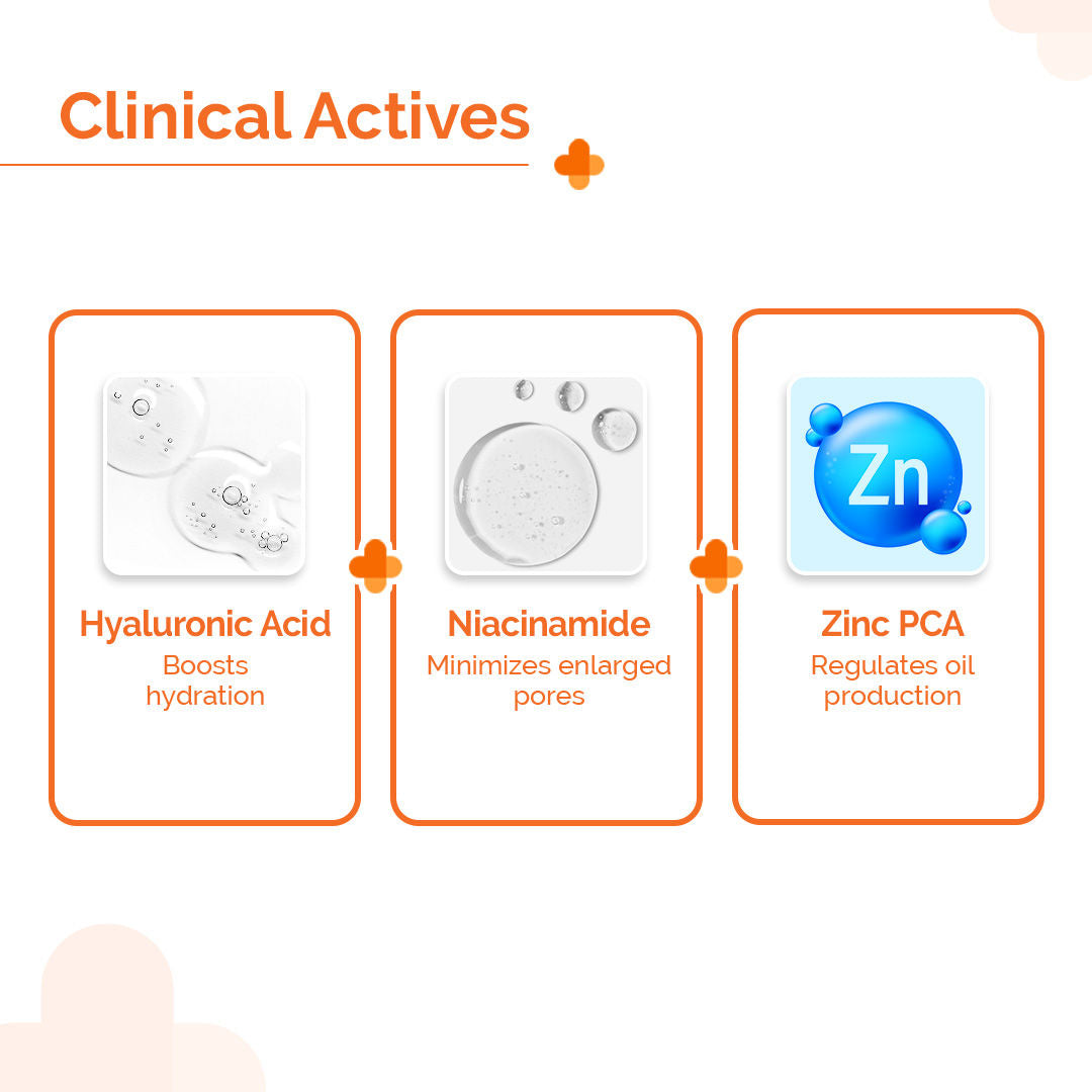 The Derma Co 1% Hyaluronic Sunscreen Oil-Free Gel with SPF 50 PA++++ for Oily & Acne-Prone Skin (50g)