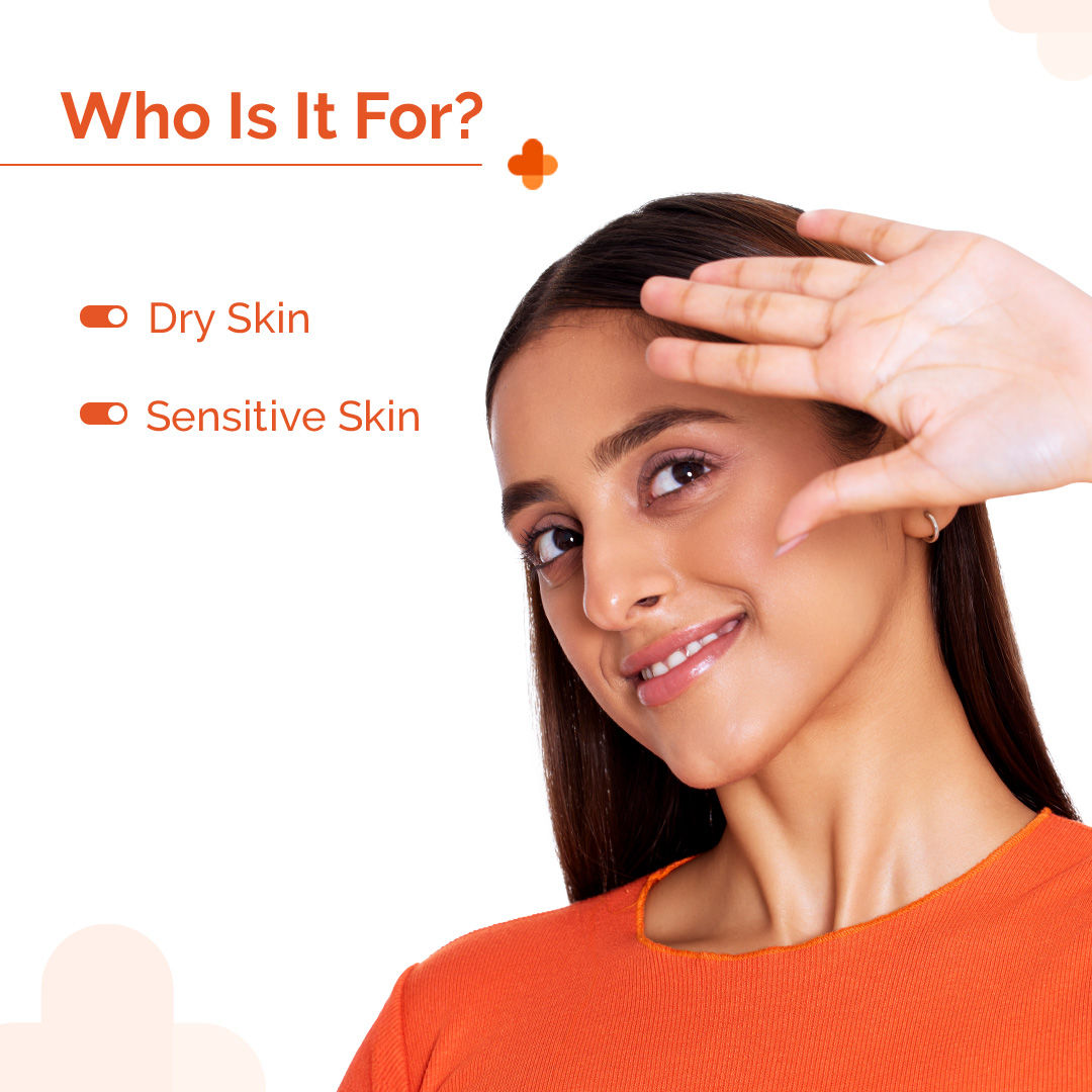 The Derma Co 1% Hyaluronic Sunscreen Hydrating Gel SPF 50 PA++++ - Dry & Sensitive Skin (50g)