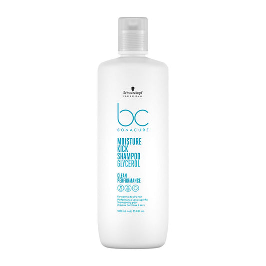 Schwarzkopf Professional Bonacure Moisture Kick Shampoo - Glycerol (1000ml)