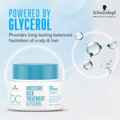 Schwarzkopf Professional Bonacure Moisture Kick Treatment - Glycerol (200ml)