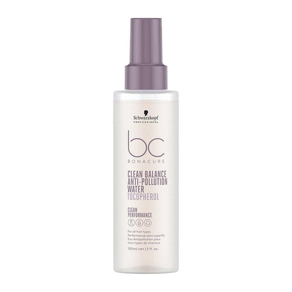 Schwarzkopf Professional Bonacure Clean Balance Anti-Pollution Water - Tocopherol (150ml)