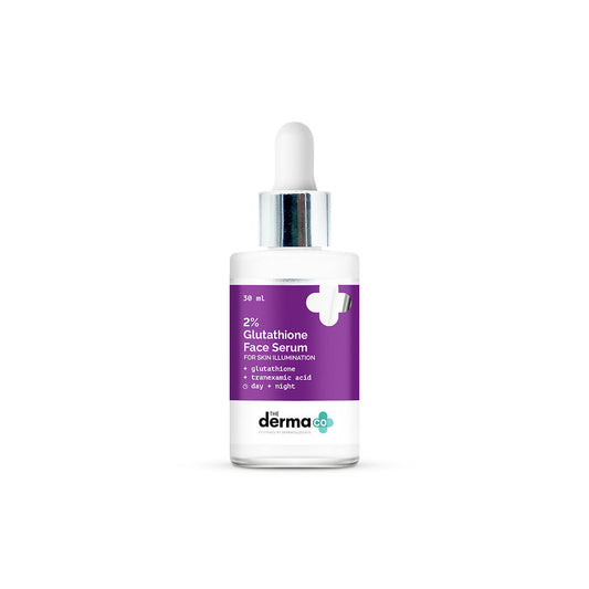 The Derma Co 2% Glutathione Face Serum (30ml) - Tranexamic Acid, Skin Illumination & Dark Spot Reduction
