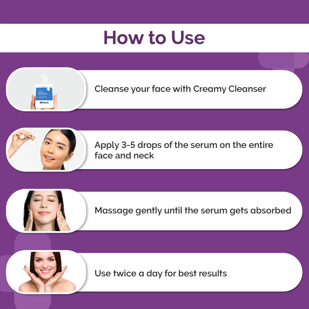 The Derma Co 2% Glutathione Face Serum (30ml) - Tranexamic Acid, Skin Illumination & Dark Spot Reduction