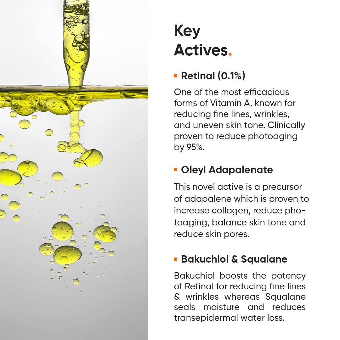 Minimalist Retinal 0.1% Face Serum - Anti-Aging & Fine Lines (20ml)