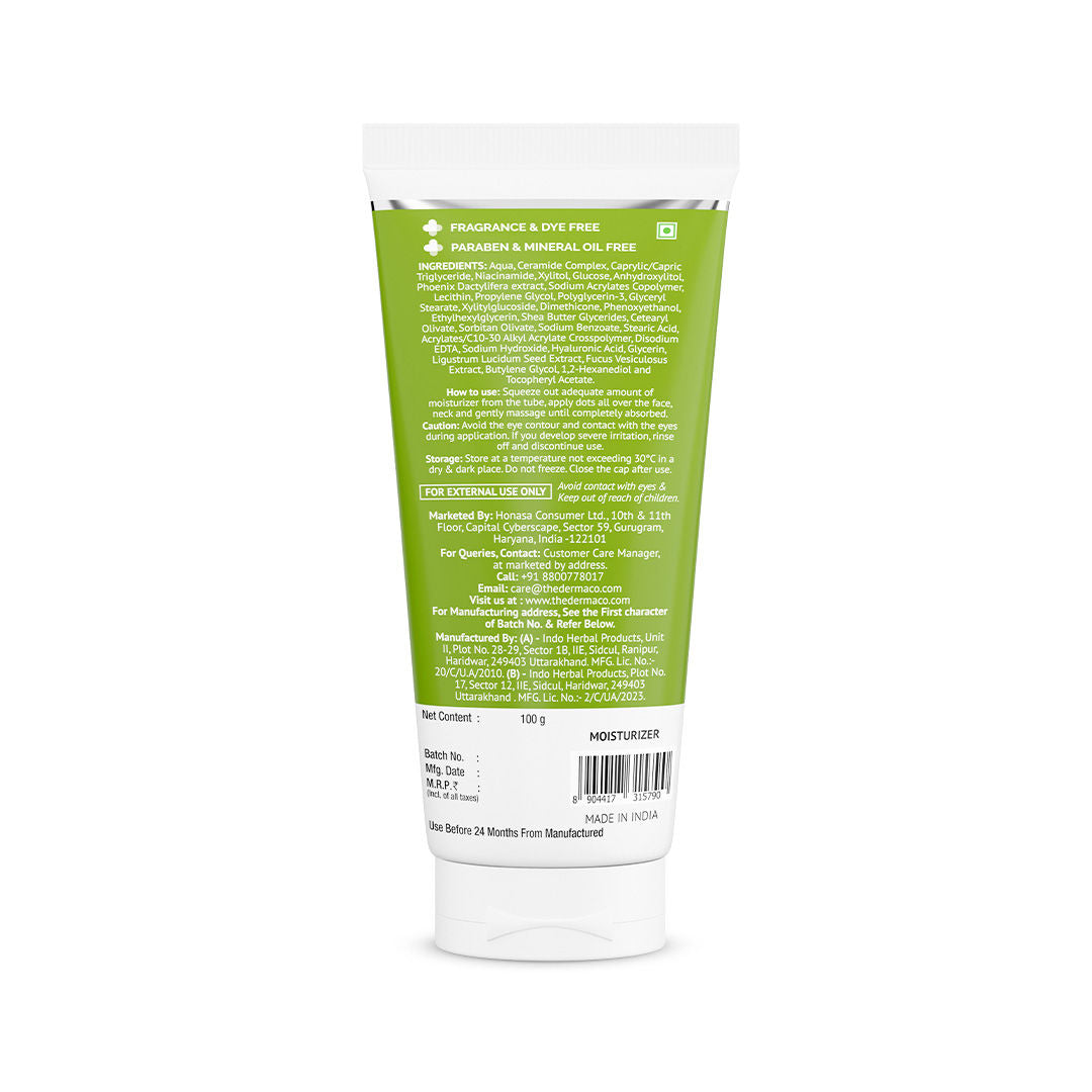 The Derma Co 4% Ceramide Barrier Repair Moisturizer (100g) - Dry, Damaged & Sensitive Skin