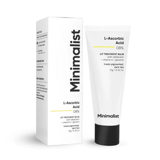 Minimalist 8% L-Ascorbic Acid Lip Treatment Balm - Brightening & Repair (12g)