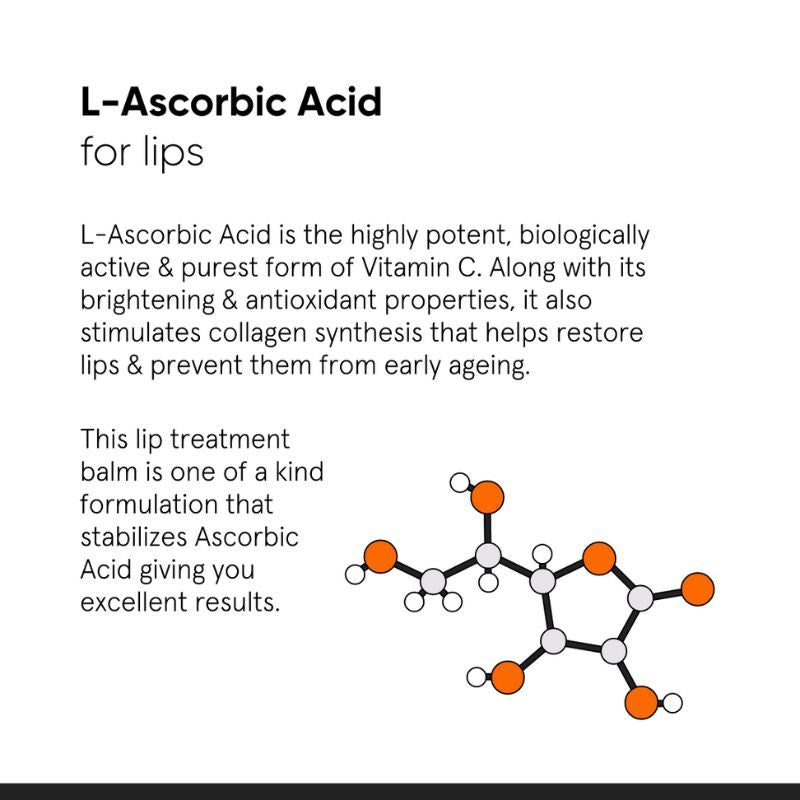 Minimalist 8% L-Ascorbic Acid Lip Treatment Balm - Brightening & Repair (12g)