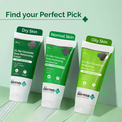The Derma Co 5% Nia-Ceramide Deep Moisturizing Cream (100g) - Dry & Very Dry Skin Repair