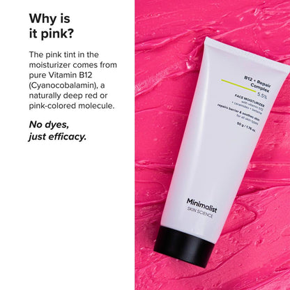 Minimalist Vitamin B12 + Repair Complex 5.5% Face Moisturizer (30ml)