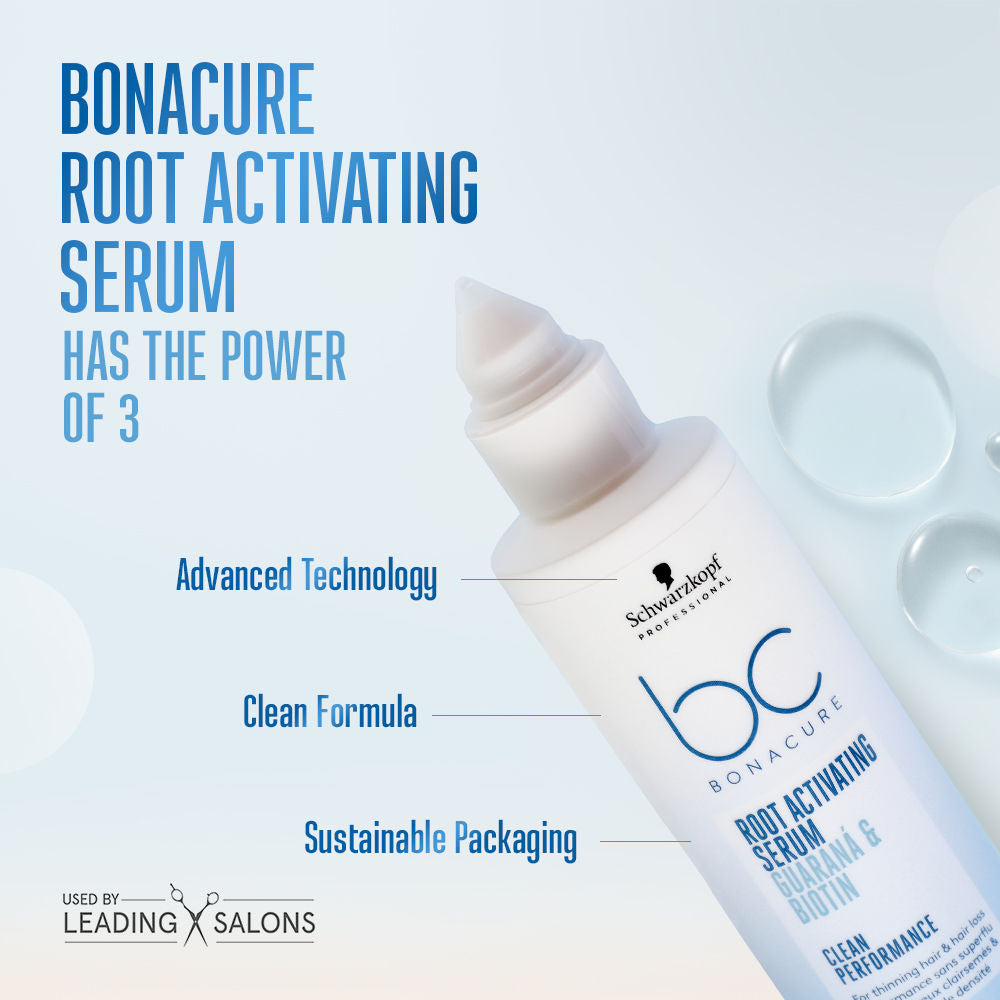 Schwarzkopf Professional Bonacure Root Activating Serum - Thinning Hair (100ml)