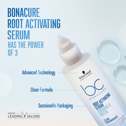 Schwarzkopf Professional Bonacure Root Activating Serum - Thinning Hair (100ml)