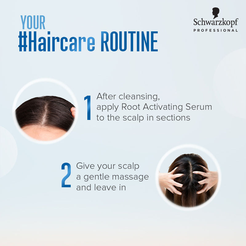 Schwarzkopf Professional Bonacure Root Activating Serum - Thinning Hair (100ml)